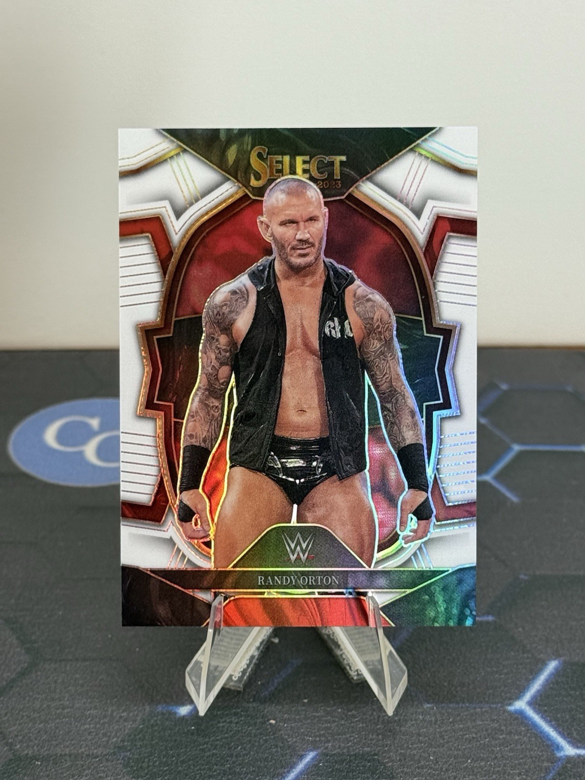2023 Panini Select WWE – Concourse Randy Orton #30 White Prizm /125