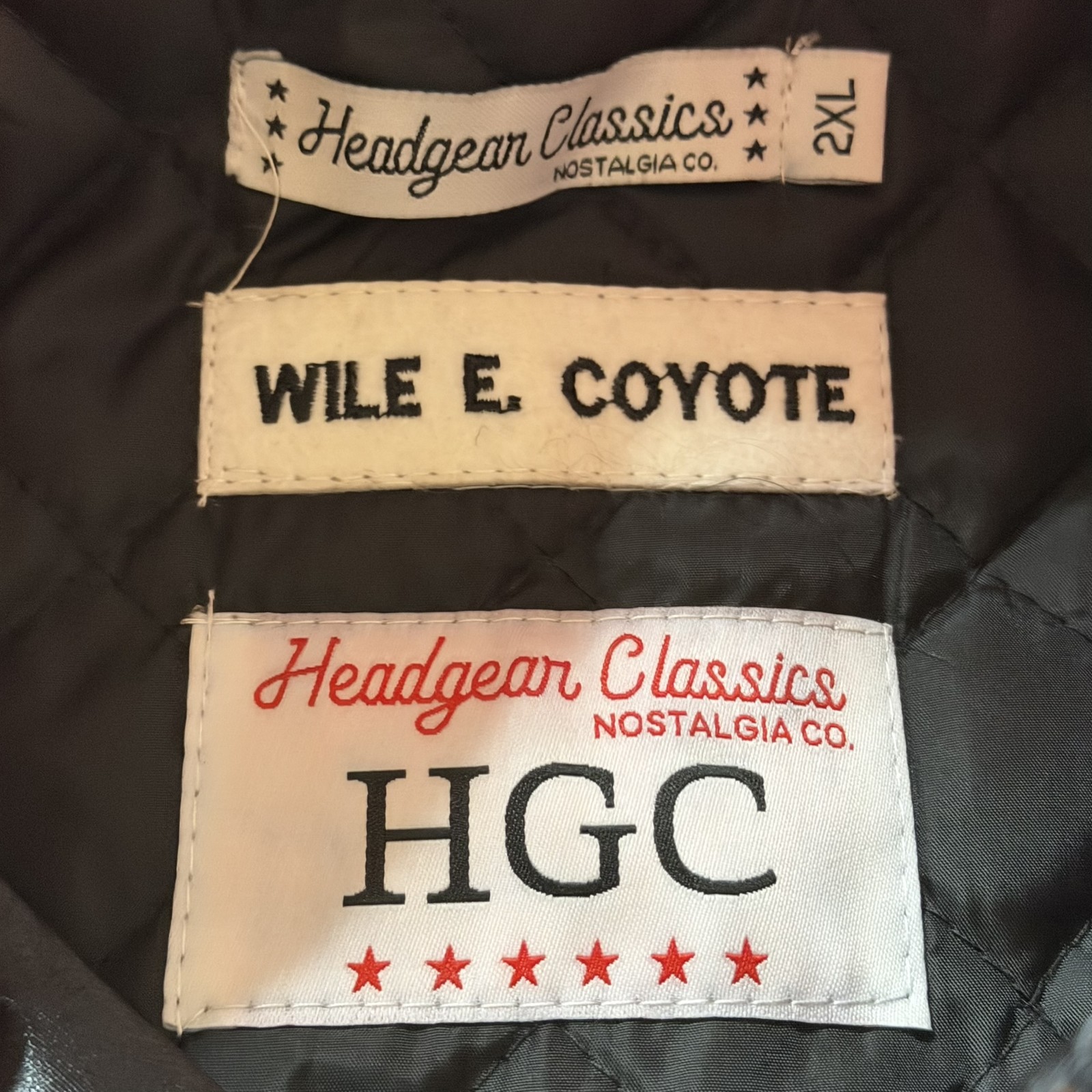 Headgear Classics San Antonio Spurs Wile E. Coyote Satin Jacket NBA 2XL Looney