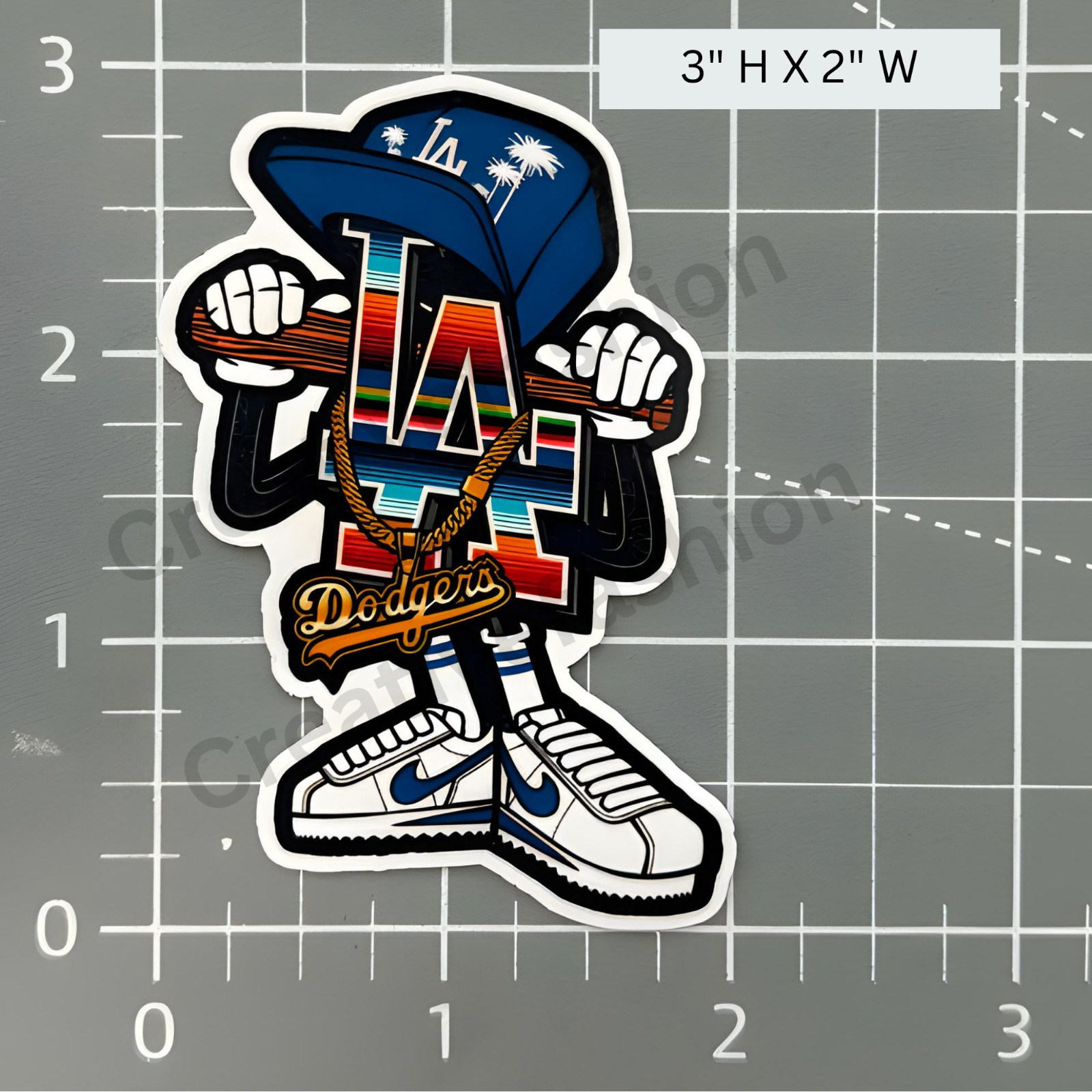 NEW Los Angeles Dodgers LA Dodgers Baseball Sticker #135