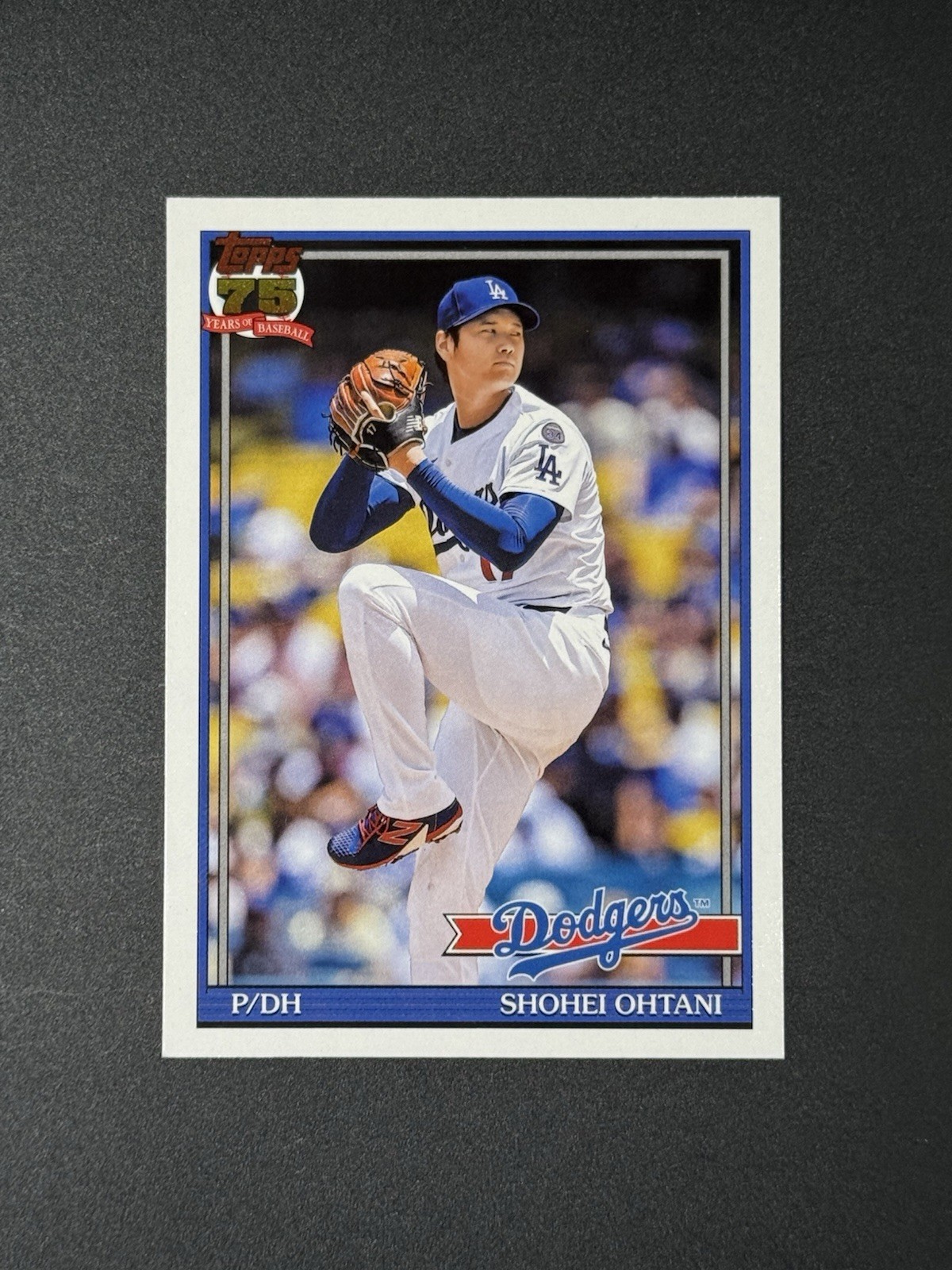 2026 Topps Series 1 – Shohei Ohtani 75th Anniversary 1991 Topps T91-100 Dodgers
