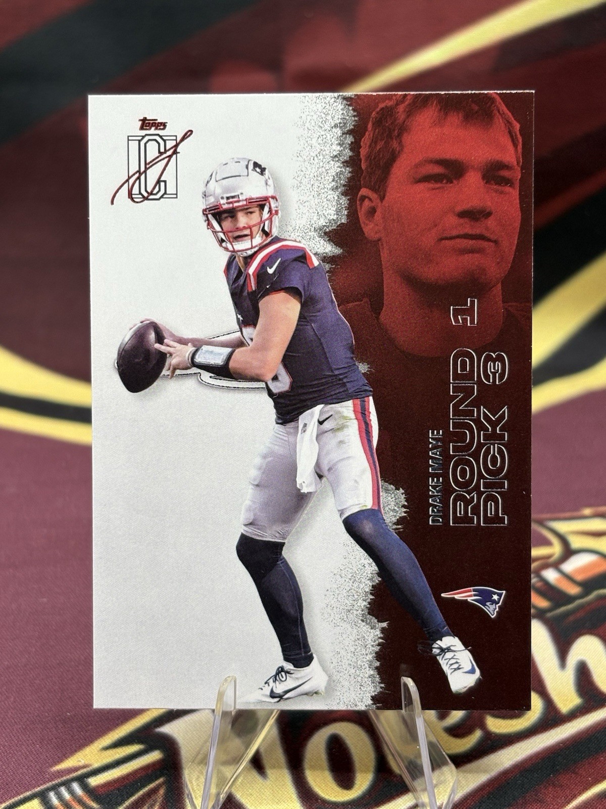 Drake Maye 2025 Topps Signature Class #38 New England Patriots