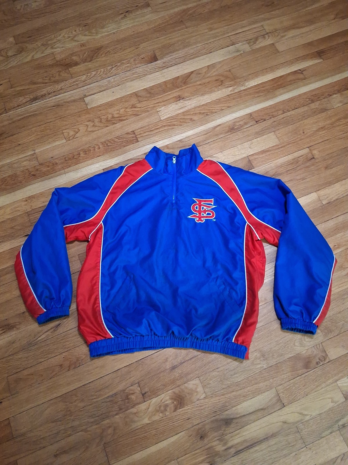 Vintage Fresno State Bulldogs Pullover 58 Sports Size Large Embroidered