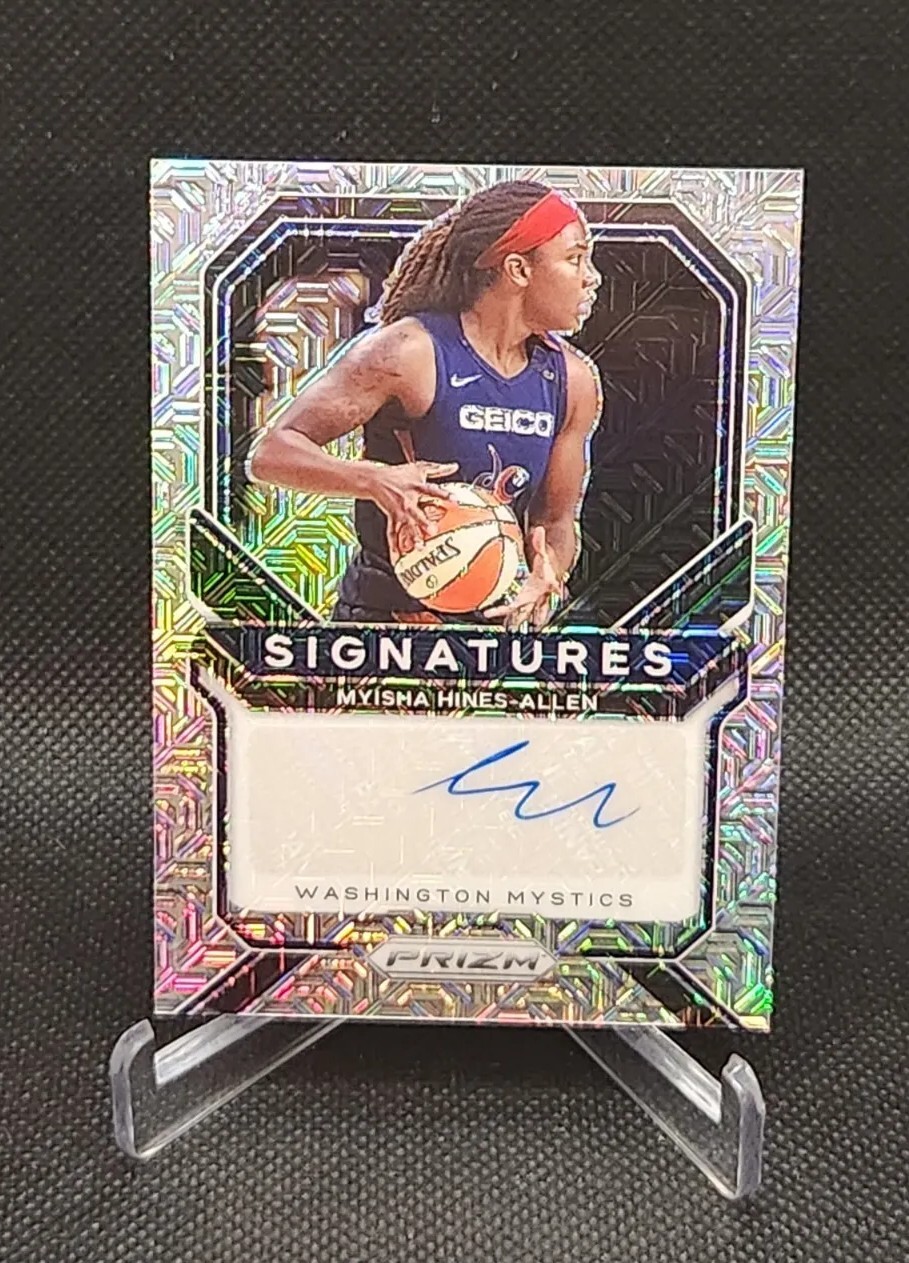 2021 Panini Prizm WNBA Signatures Myshia Hines Allen Mojo Prizm Auto /25 #SG-MHA
