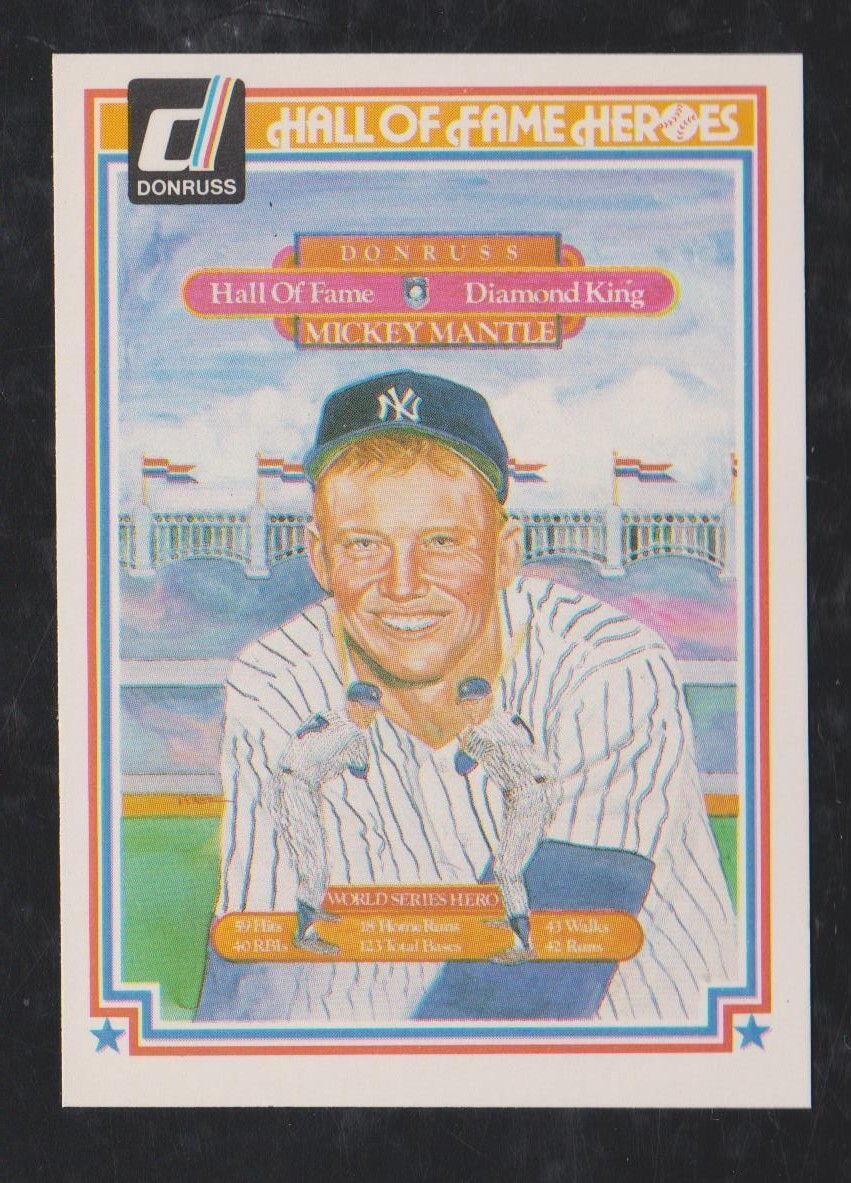 1983 DONRUSS HALL OF FAME HEROES BASEBALL – YOU PICK #1 – #44 * FREE SHIPPING *