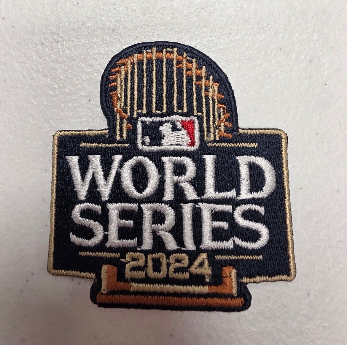 2024 World Series 2.5×2.5 Inches Iron-On Patch LA Dodgers Yankees MLB Baseball