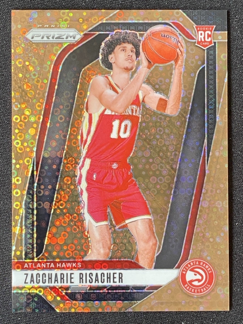 Zaccharie Risacher 2024-25 Panini Prizm Fast Break Bronze Base RC /20 #265