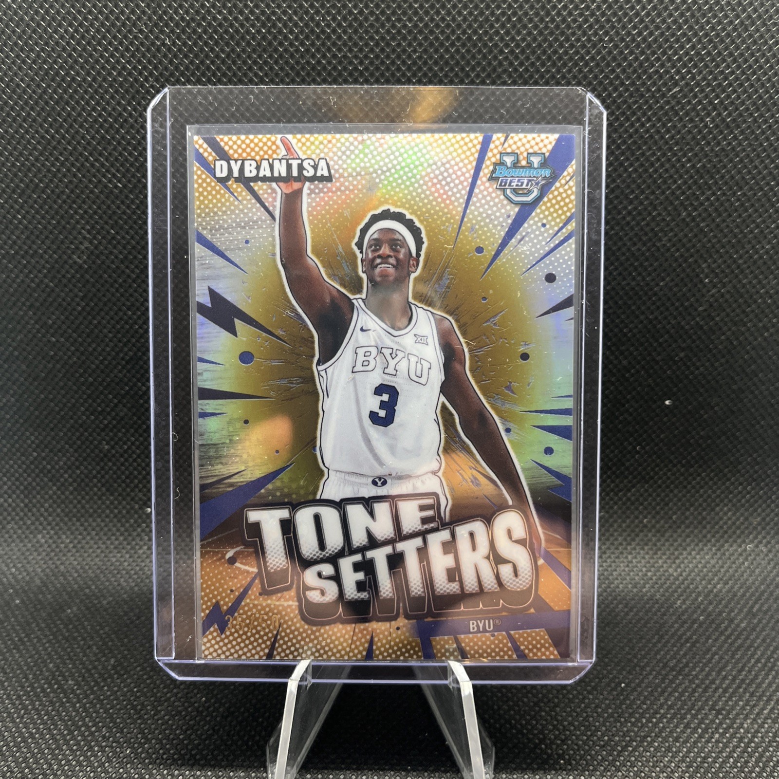 2026 Bowman Best University AJ Dybansta Tone Setters #TS-1 Gold /50