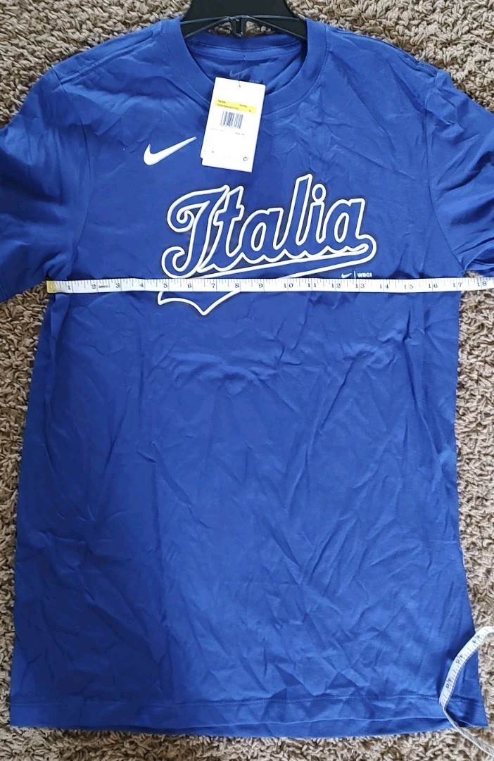NWT Vinnie Pasquantino #9 Italy Baseball Team 2026 WBC T-shirt Men’s Size Small
