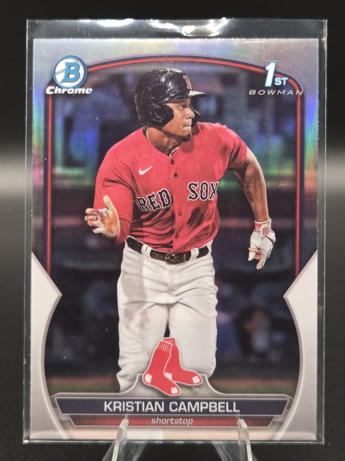 Kristian Campbell 1st Refractor 2023 Bowman Draft Chrome #BDC-125 Red Sox 🔥