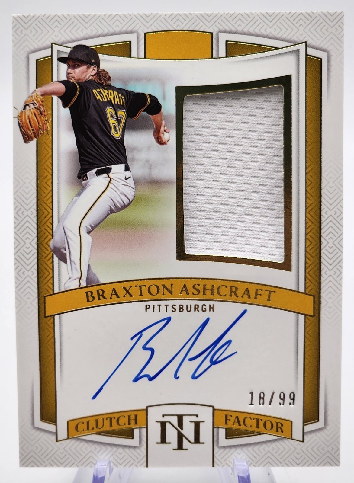 ☠️ BRAXTON ASHCRAFT 2025 Panini Nat TREAS – Clutch Factor #CF-BXA /99 ⚾️