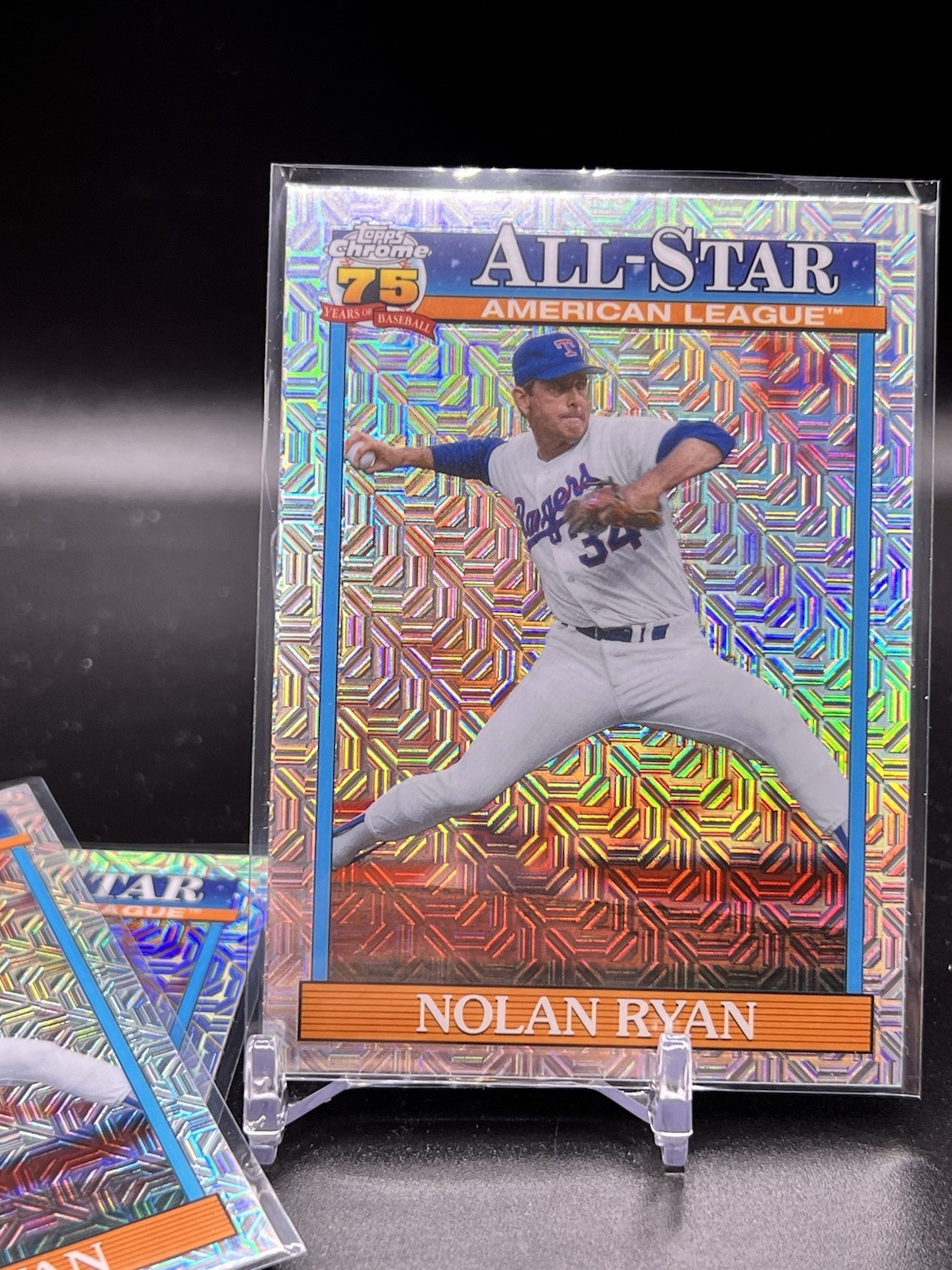 2026 Topps Series 2 Nolan Ryan All Star Mojo Silver Pack Texas Rangers #91ASC-7