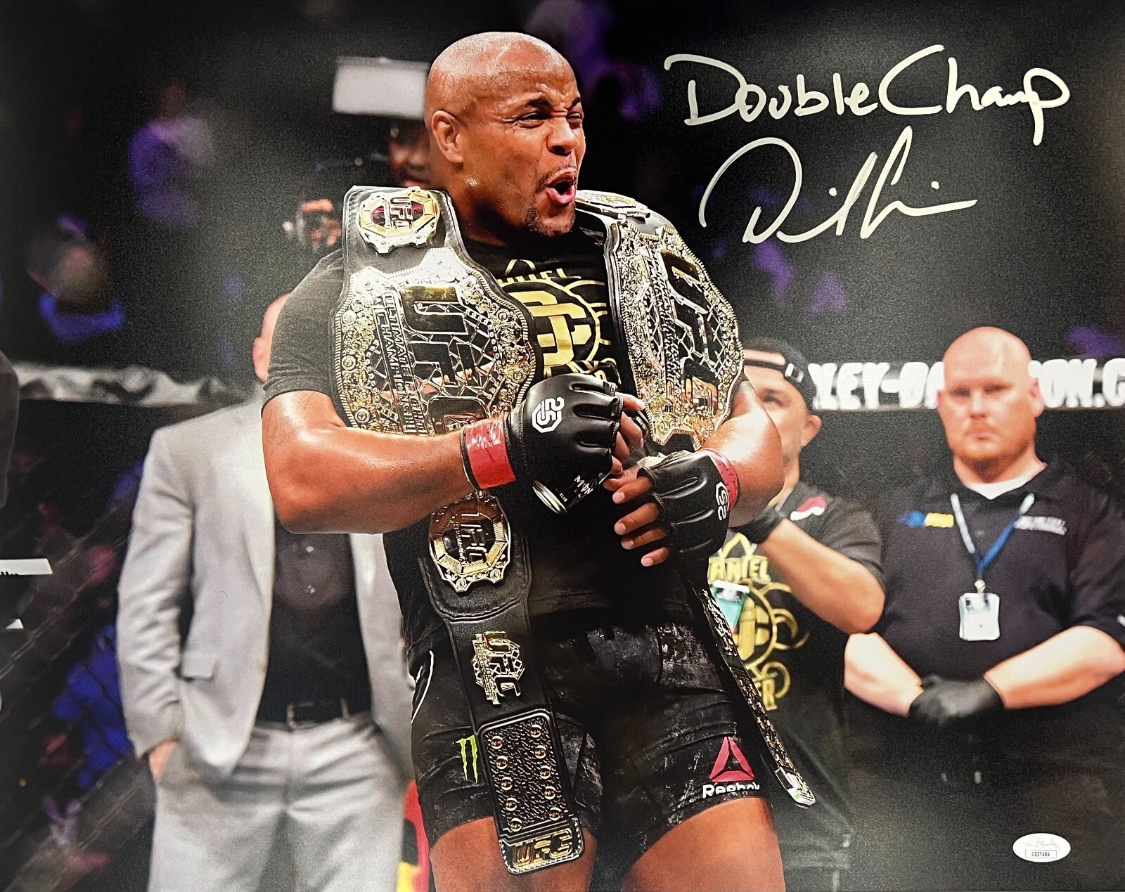 Daniel Cormier inscribed signed 16×20 photo UFC JSA COA