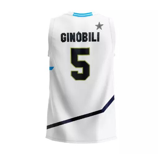 2012 London Ginóbili #5 Team Argentina Basketball Jerseys Custom Names