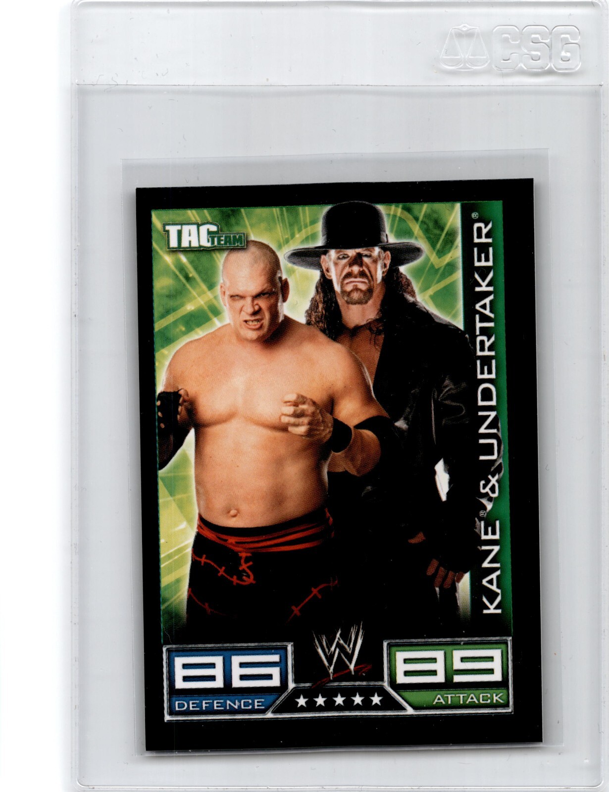 2008 Topps WWE Slam Attax Kane & Undertaker