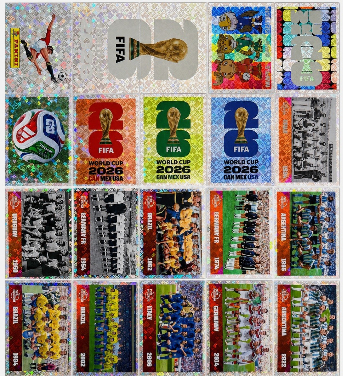 2026 Panini FIFA world cup stickers FWC and Emblems US edition