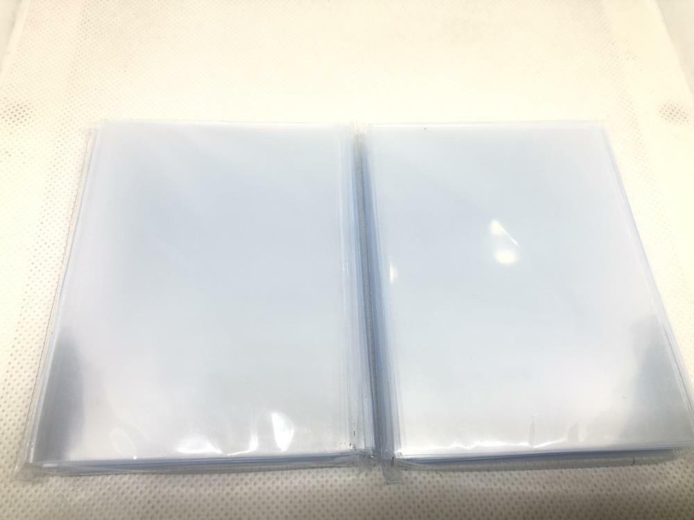 Lenayuyu 300pcs Transparent Protector Standard MTG Card Sleeves 66x91mm Glossy