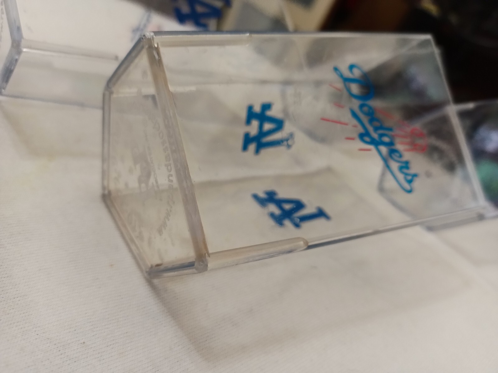 MLB Los Angeles Dodgers Stadium Cups 4.5in Plastic Base Shape Lot Of 4