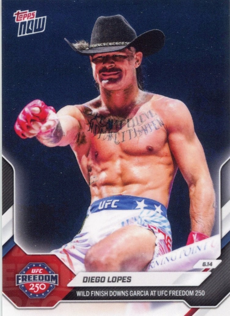 Diego Lopez UFC Freedom 250 – 2026 Topps Now #23