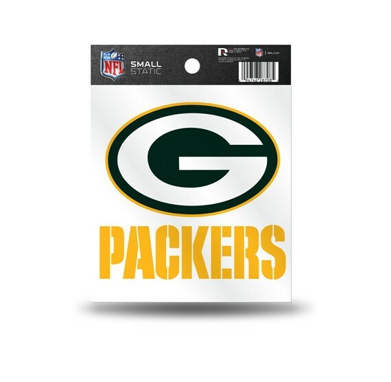 Green Bay Packers Logo Static Cling Sticker NEW!! Window or Car! 3×4 Inches