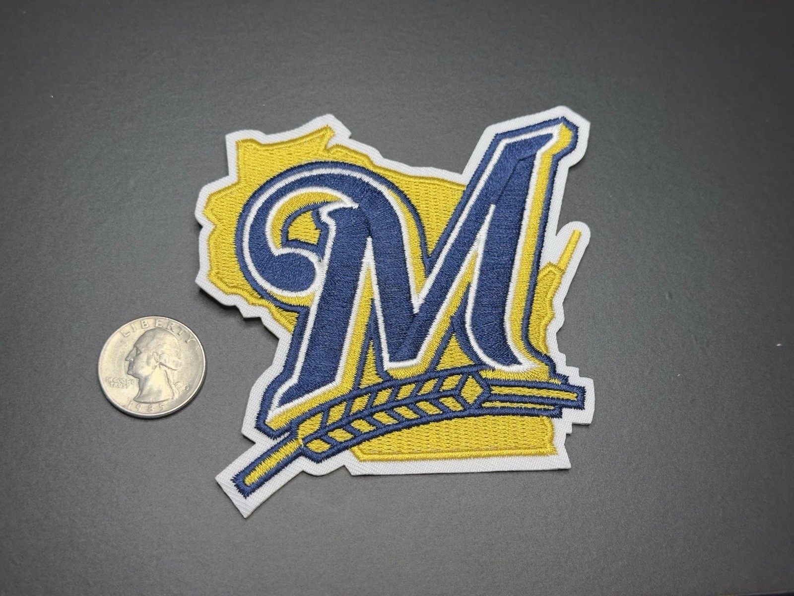 Milwaukee Brewers Embroidered Iron On Patch