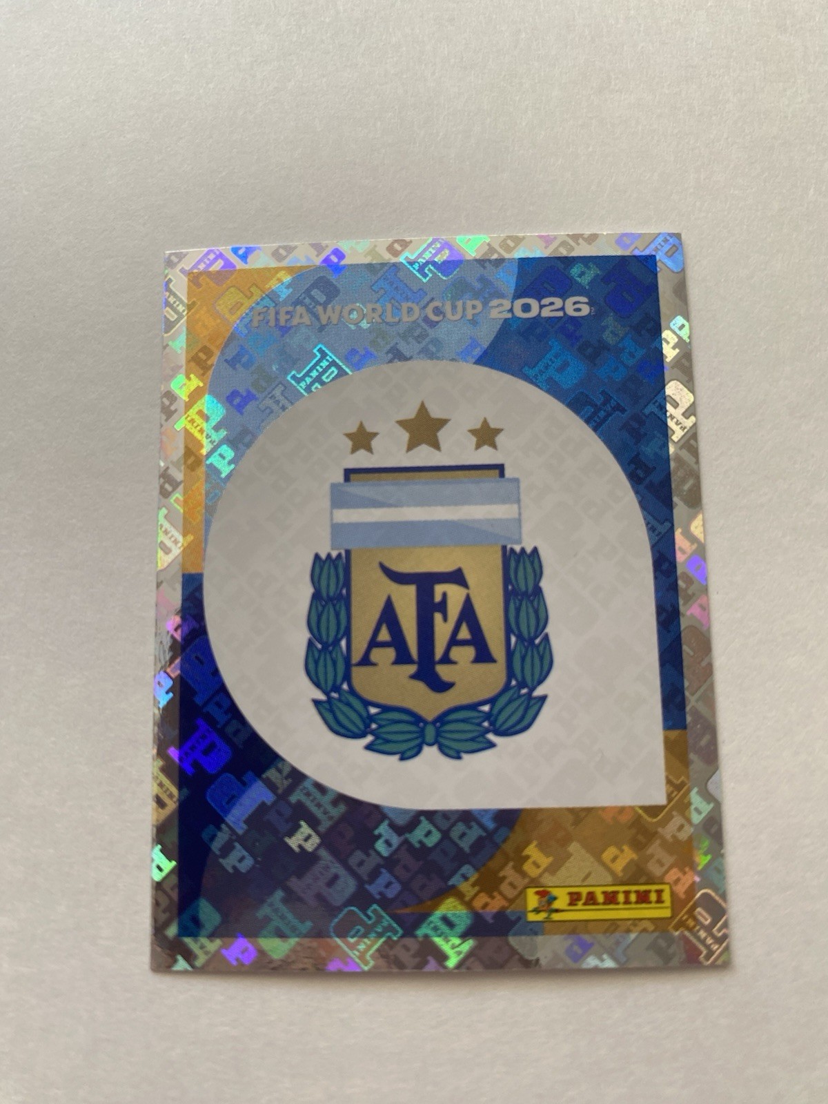 Panini FIFA World Cup 2026 Argentina AFA Foil Sticker/Card ARG 1