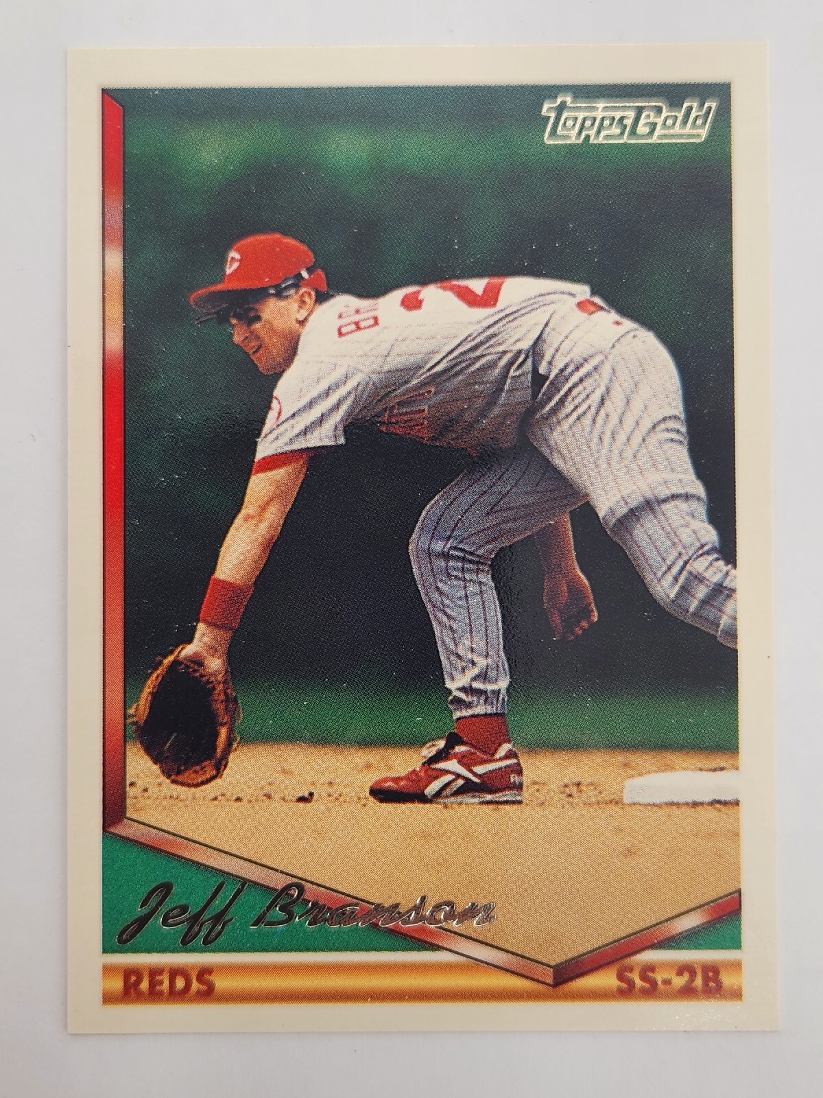 1994 Topps Gold Cincinnati Reds Baseball Card #368 Jeff Branson