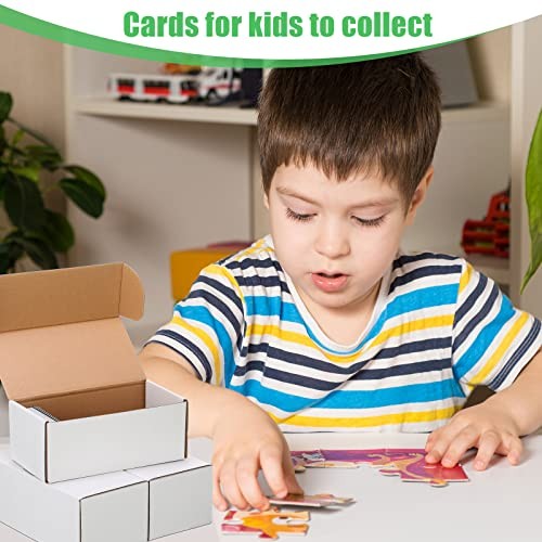 Pcs 400 Count Trading Card Storage Box Cardboard Baseball Card 10 White