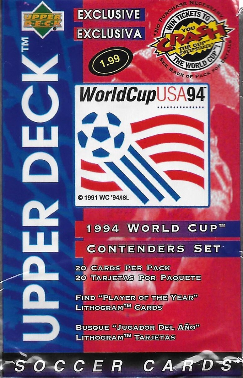 1994 Upper Deck World Cup USA Trading Cards Van Basten Oliveira Scifo Asprilla