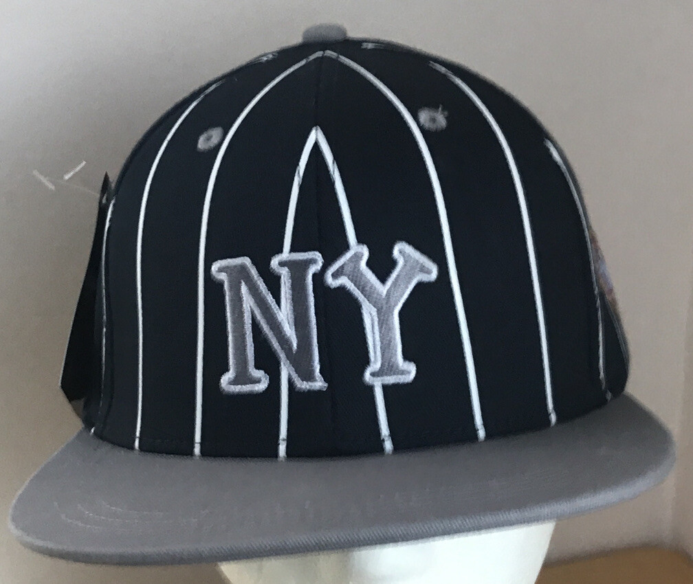 New York Black Yankees Adjustable Snapback Cap Hat Dynasty Blue Negro League NWT