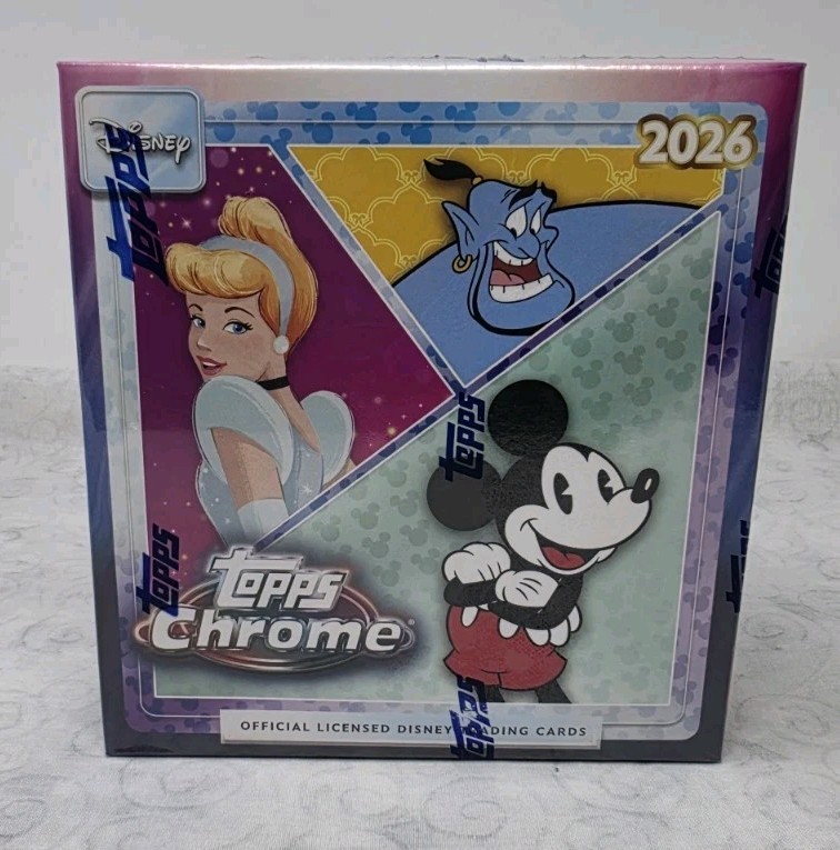 2026 Topps Chrome Disney Mega Box – New / Sealed