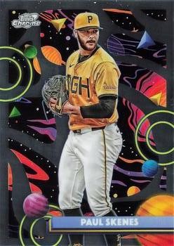 Paul Skenes 2025 Topps Chrome Cosmic #100 Pittsburgh Pirates
