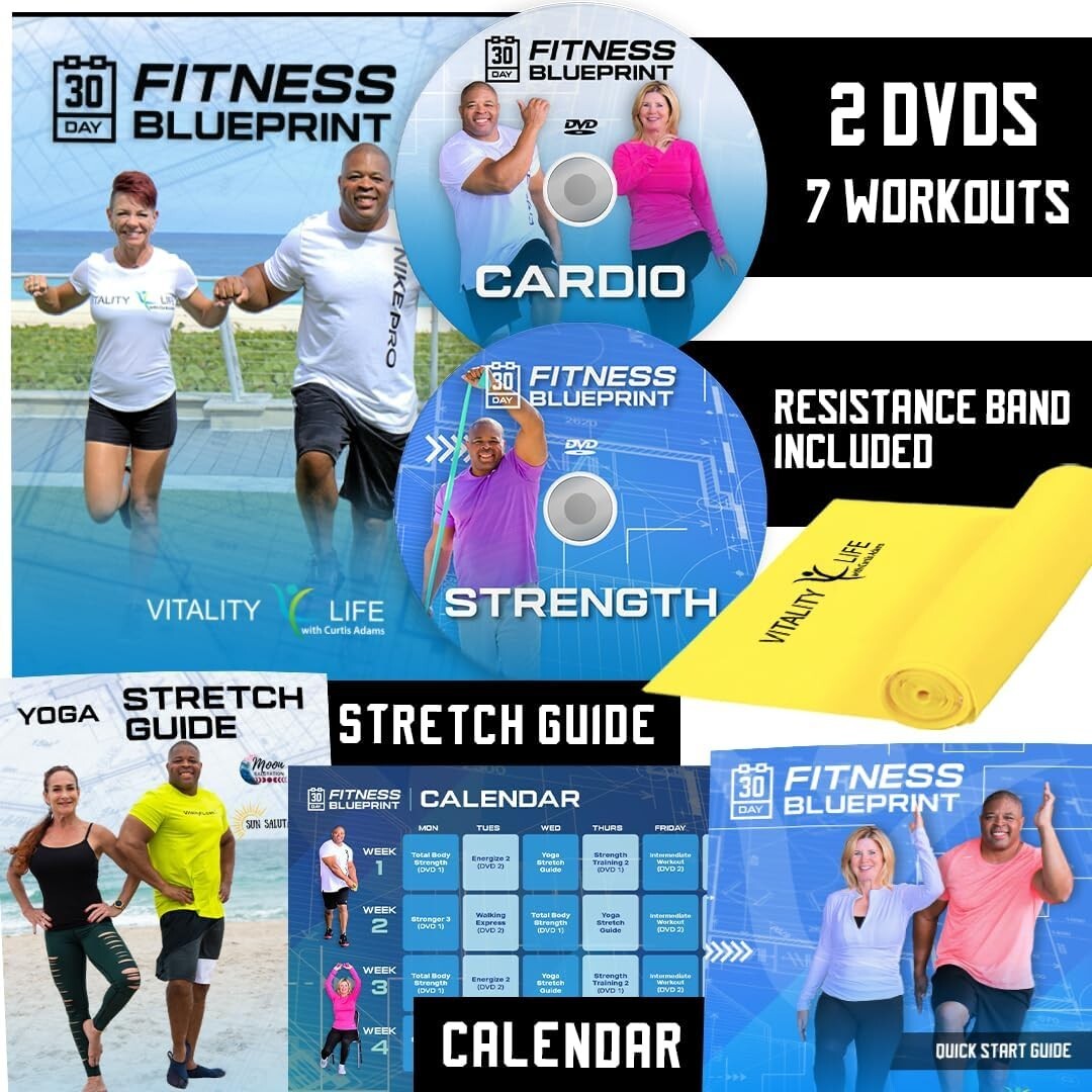 All-Inclusive 30-Day Workout Plan for Seniors & Beginners with Resistance Band