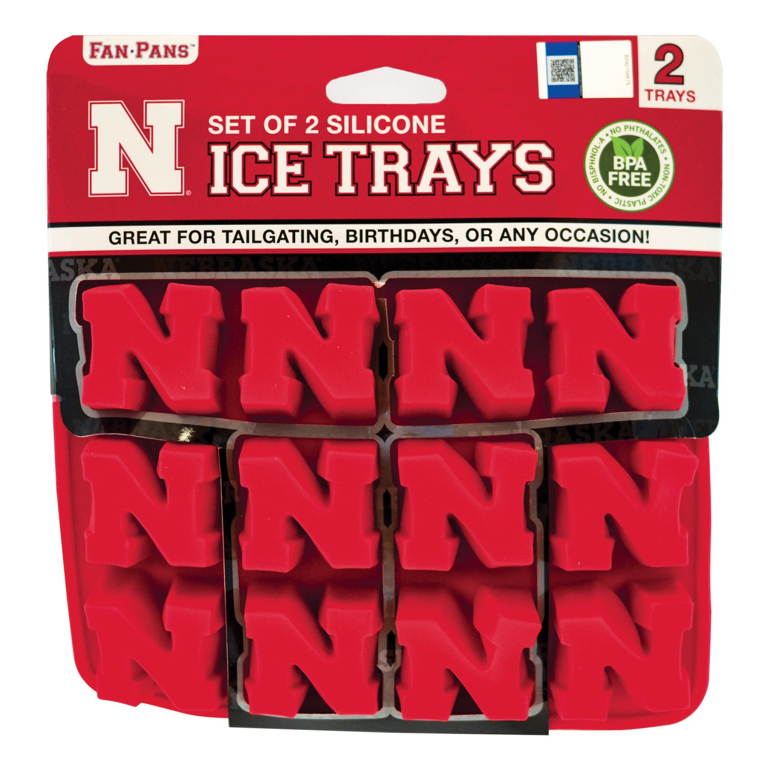 MasterPieces – Nebraska Cornhuskers – Officially Licensed NCAA Ice Cube Tray