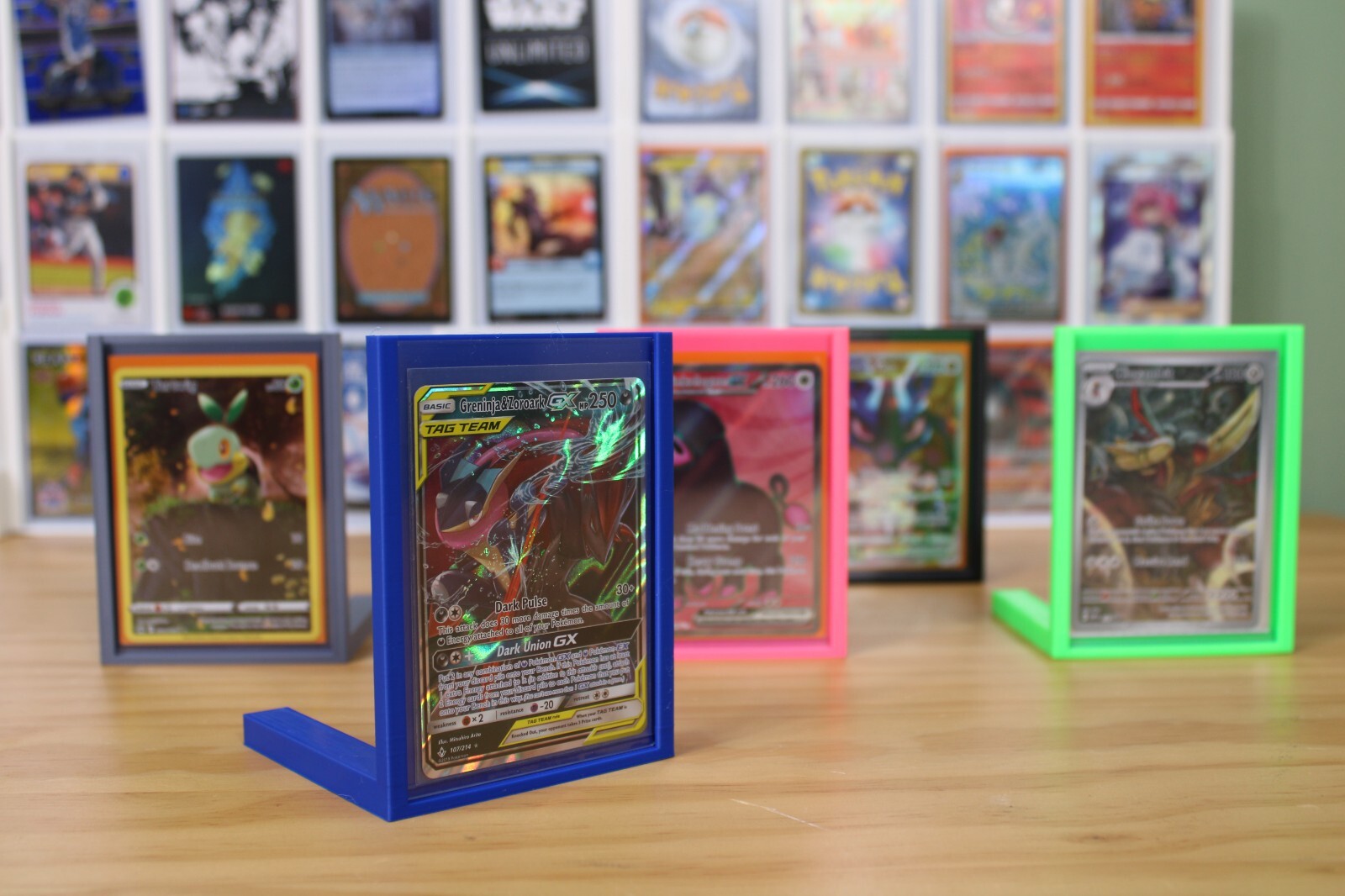 3D Printed Toploader Single Card Holder Stand – Upright Display UltraPro