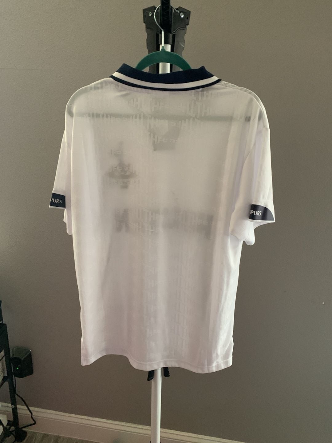 Score Draw Tottenham Hotspur 1991 FA Cup Final Retro Home Football Jersey