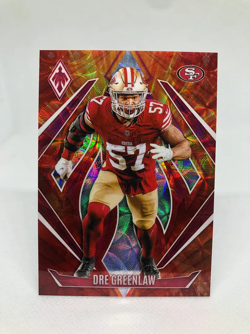 Dre Greenlaw 2024 Panini Phoenix Fireburst Prizm /350 Card #53 ers QTY