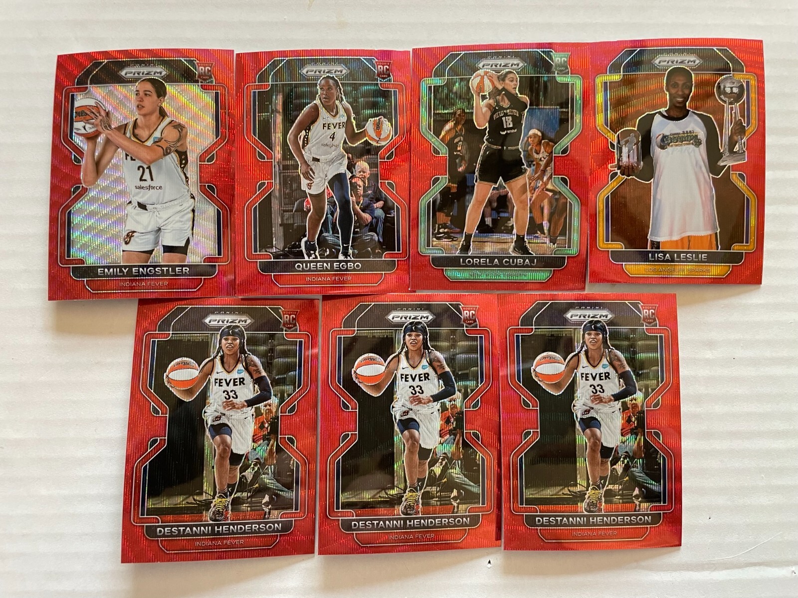 WNBA 2022 Ruby Wave Panini Prizm – Singles
