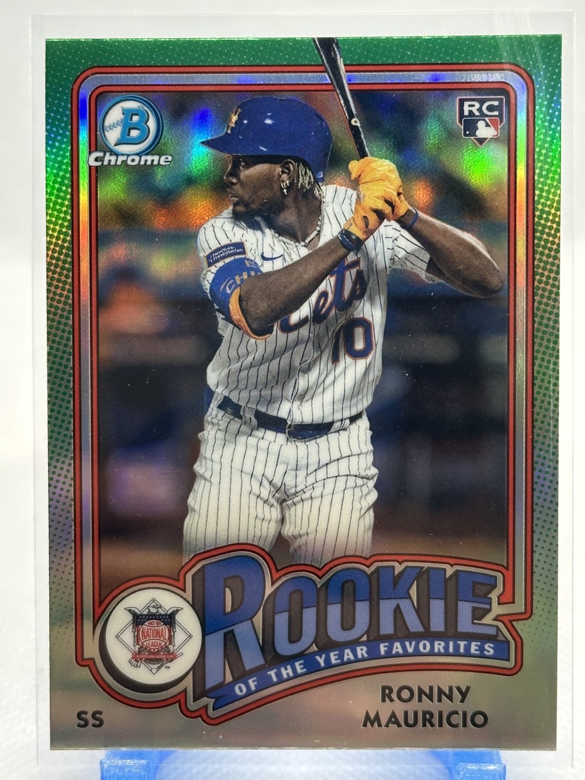 Ronny Mauricio 2024 Bowman Chrome- Rookie of the Year Favorites #ROY-1 (RC)