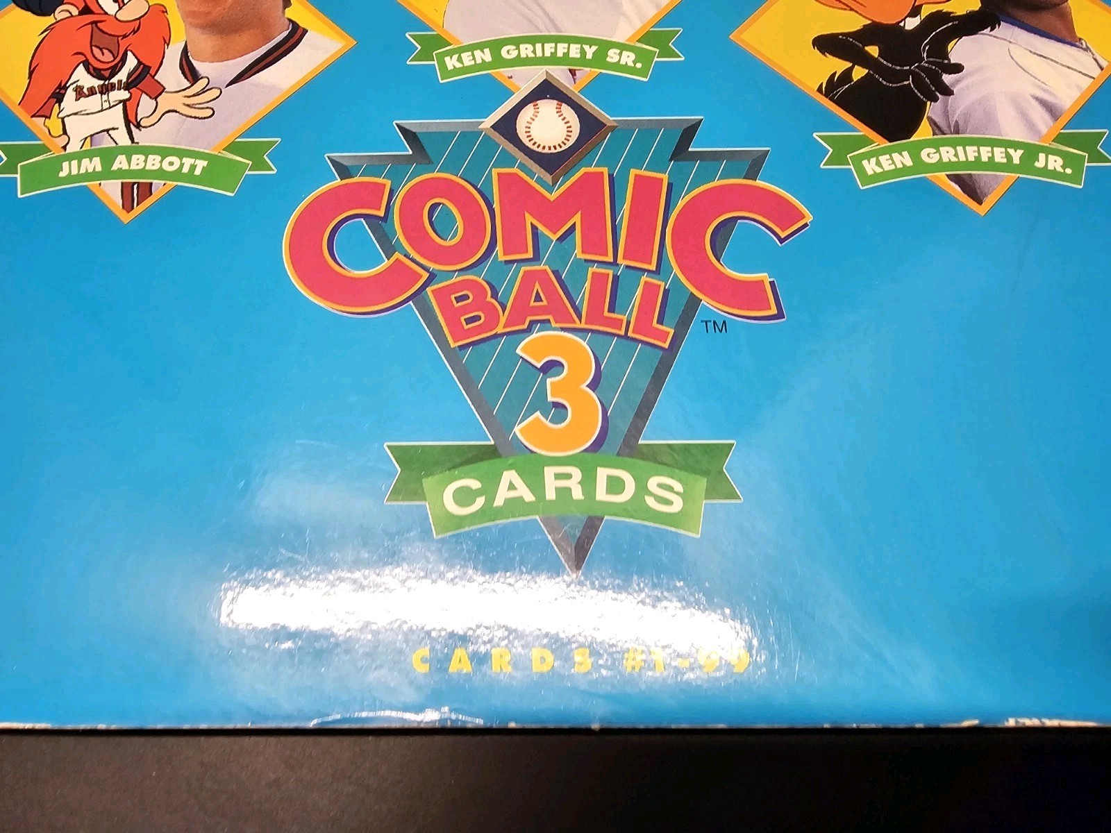 1992 Upper Deck Comic Ball 3 Card Set With Collectors Album