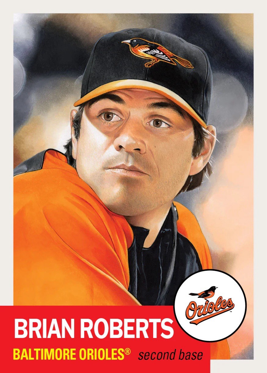 Topps Living Set Bundle 914-915 ⚾️ Jakob Marsee RC -MIA ⚾️ Brian Roberts -BAL
