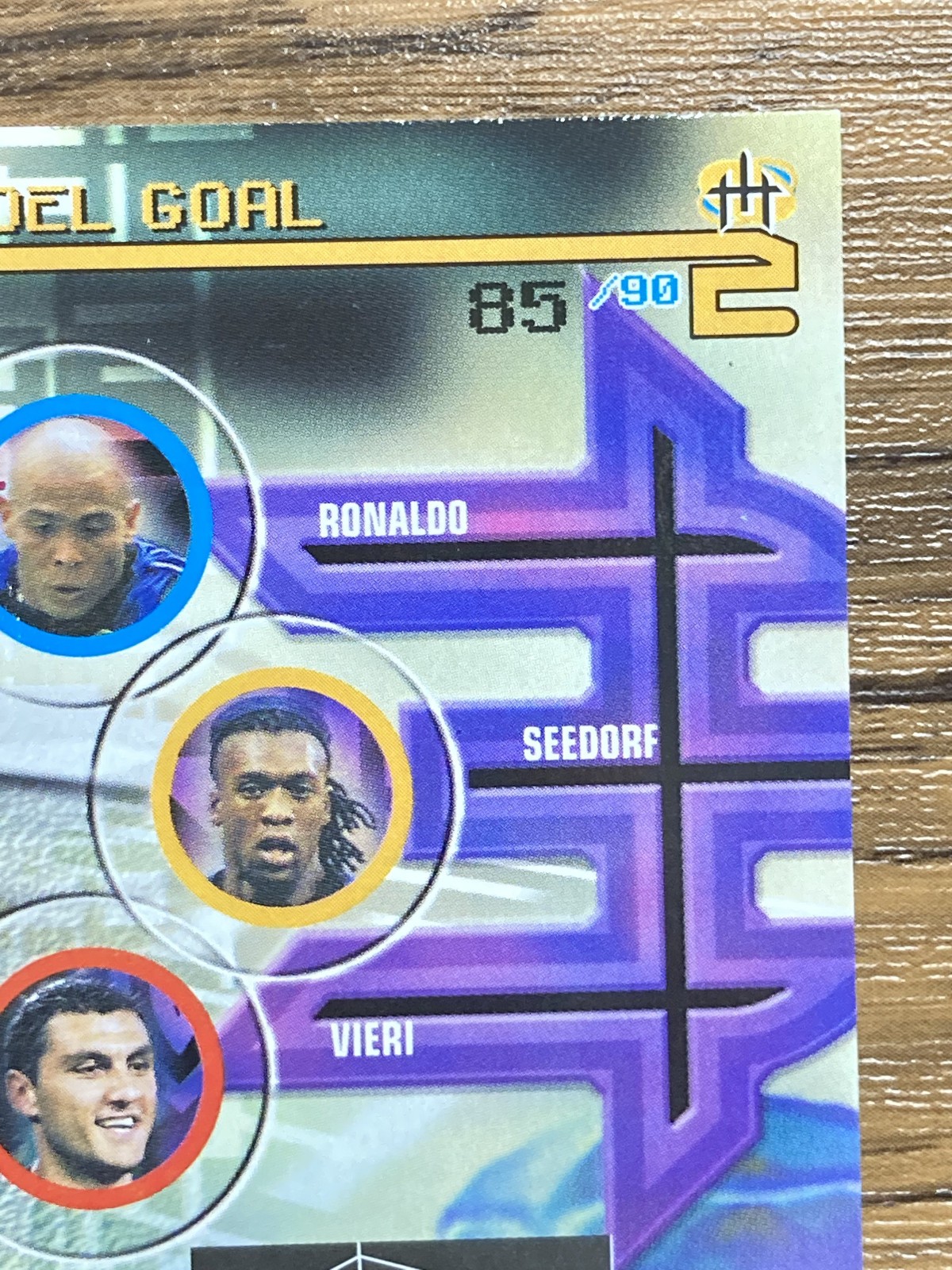 Panini Card Calcio 1999-2000 Serie A No.85 Clarence Seedorf, Christian Vieri