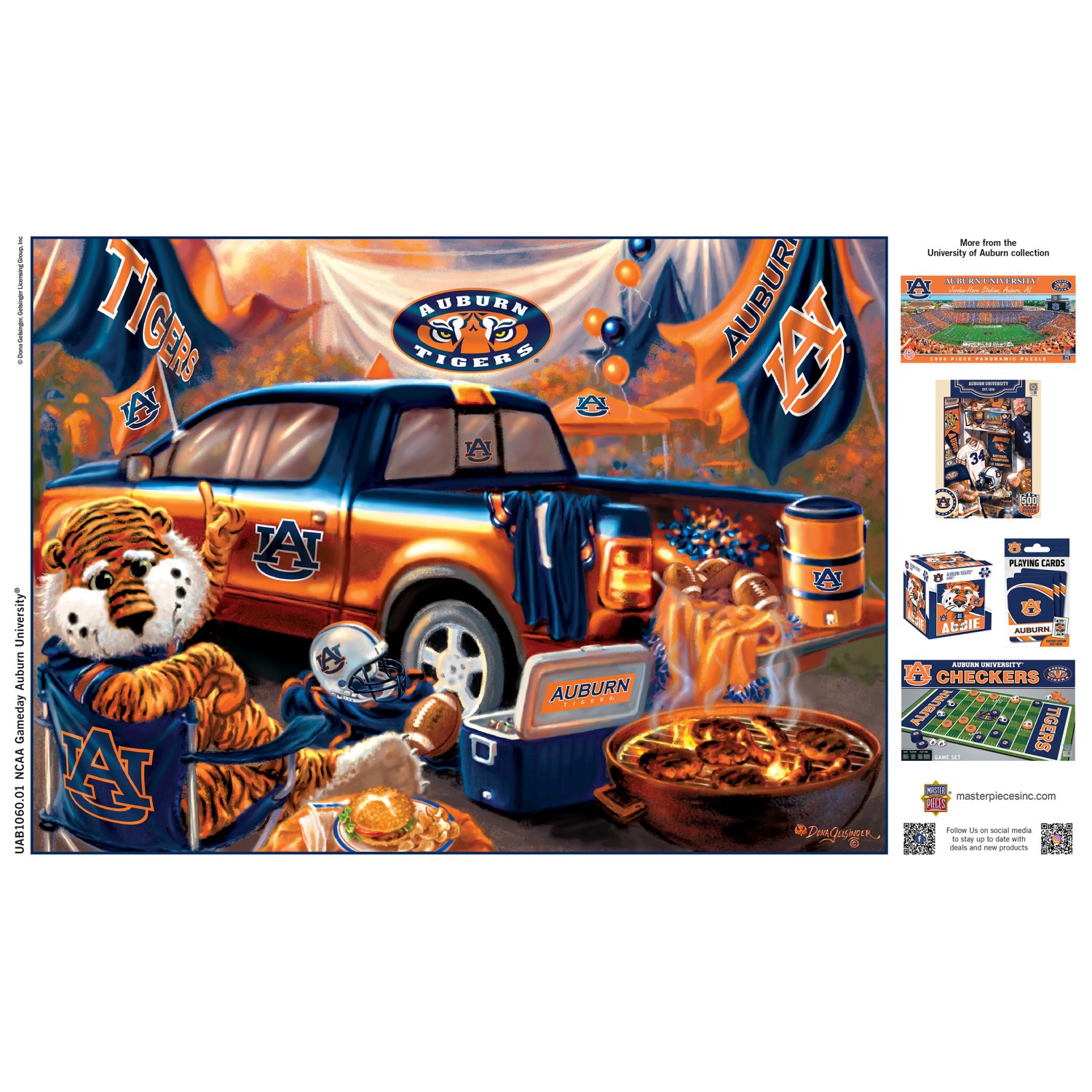 MasterPieces – Auburn Tigers – NCAA Gameday 1000 Piece Jigsaw Puzzle