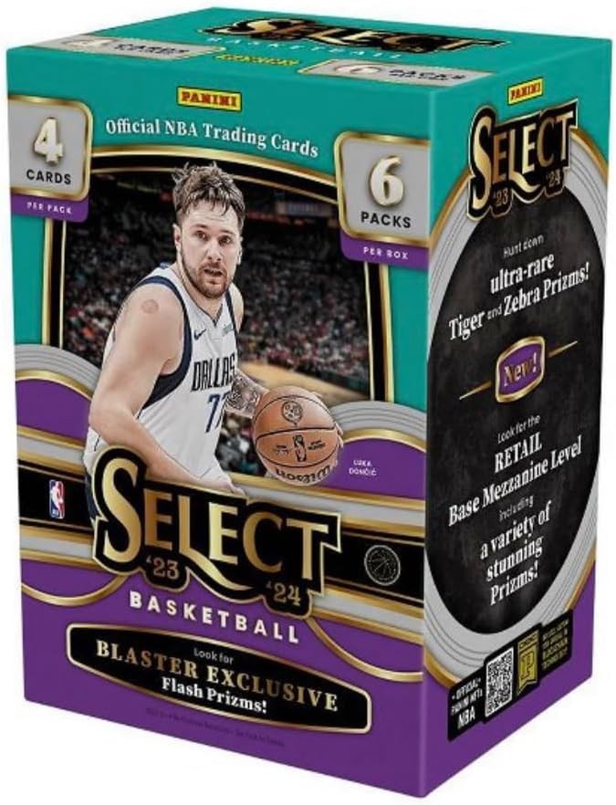 2023-24 Panini Select NBA Blaster Box Factory Sealed 24 Cards Flash Prizms
