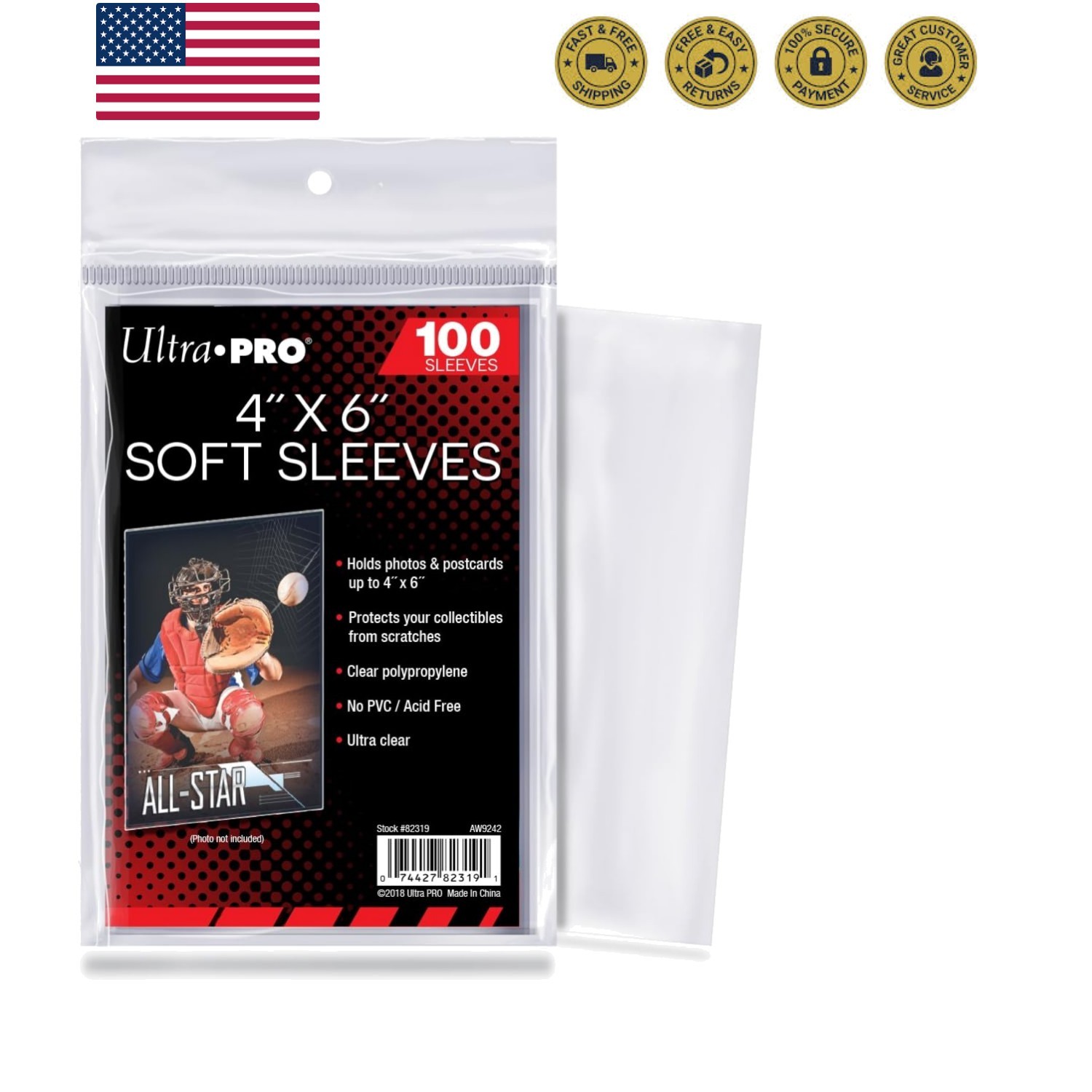 4″ x 6″ Soft Sleeves 100