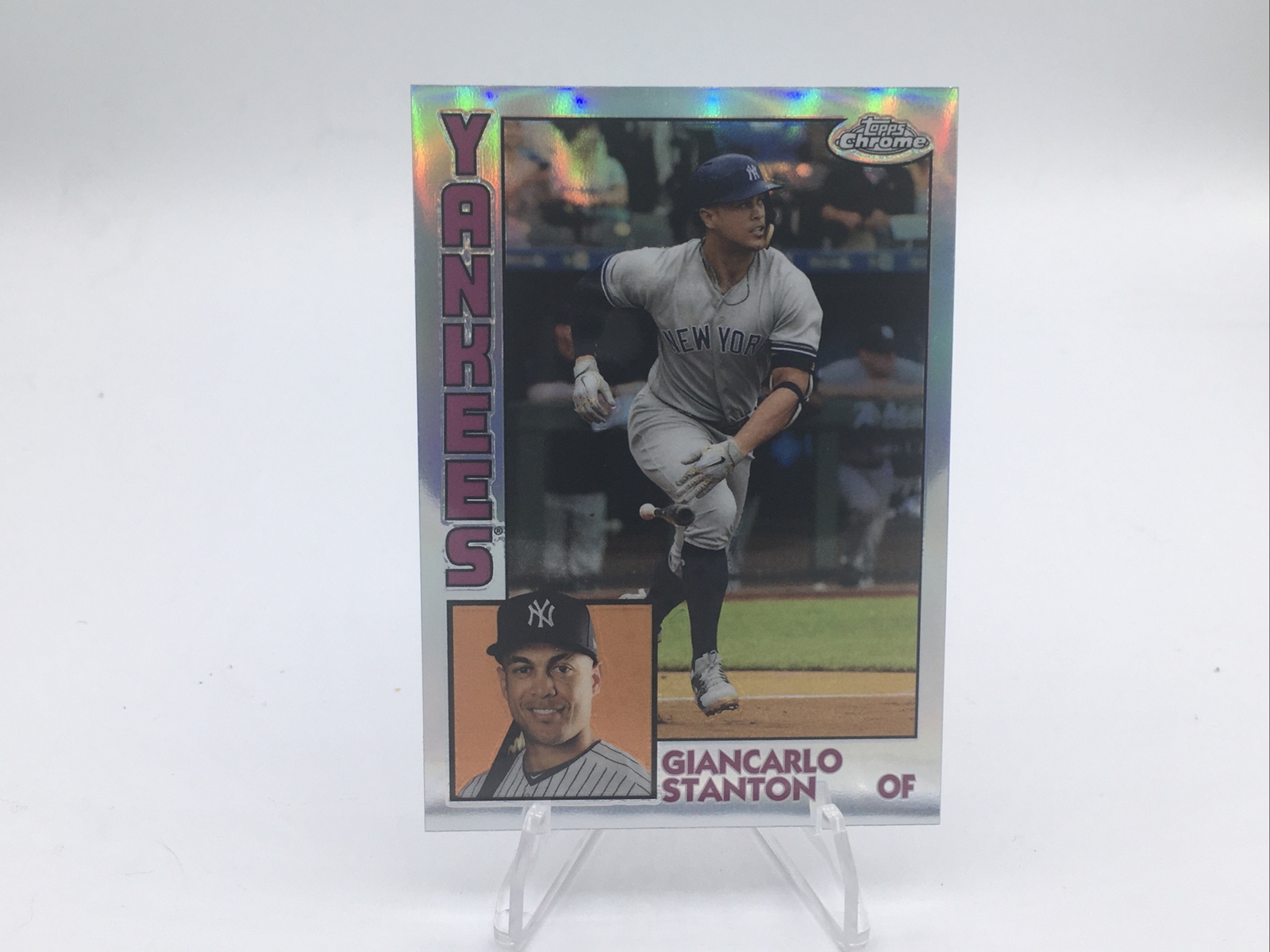 2019 Topps Chrome Giancarlo Stanton 1984 Refractor 84TC-13. A1O