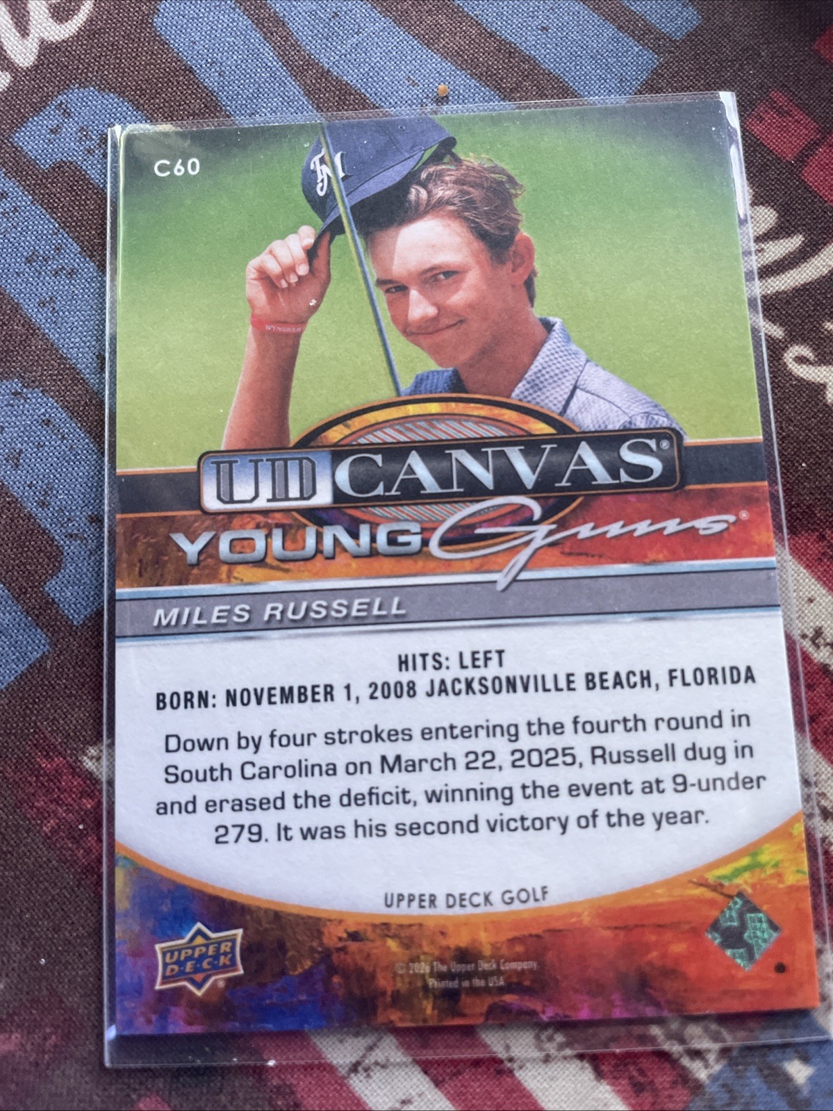 2026 Upper Deck – Ud Canvas Young Guns Miles Russell #C60 (RC)