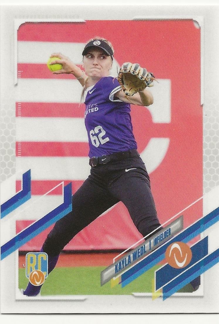 2021 Topps On Demand Athletes Unlimited Softball KAYLA WEDL Illinois #34 Rookie