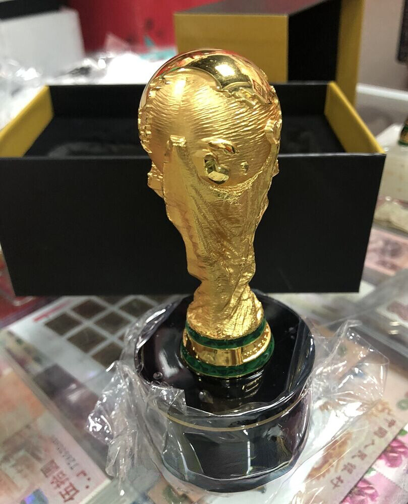 NEW Official authenti Qatar 2022 World Cup la’eeb FIFA World Cup Metal model