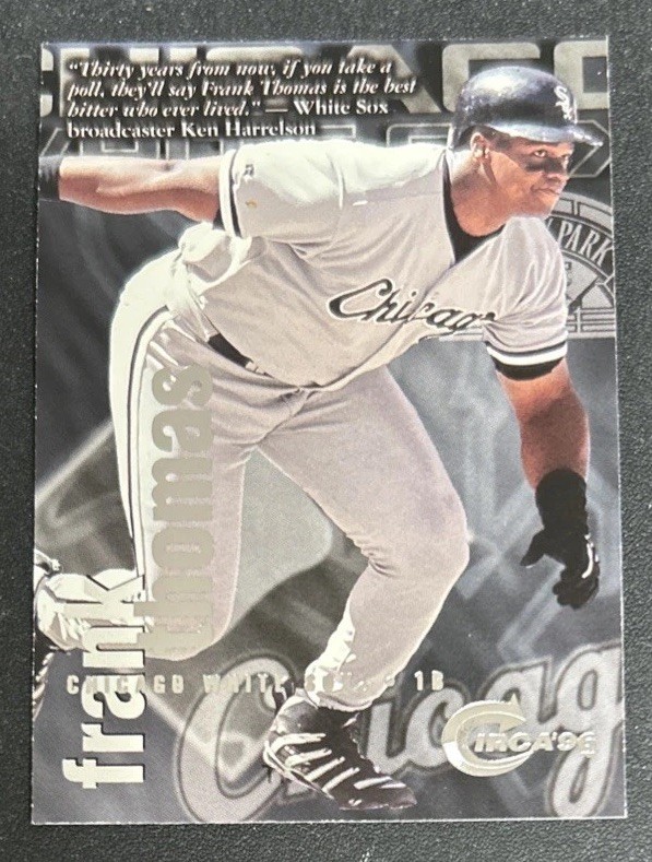 1996 Fleer Skybox Circa ‘96 Frank Thomas Baseball Card #29 White Sox HOF 1B VG