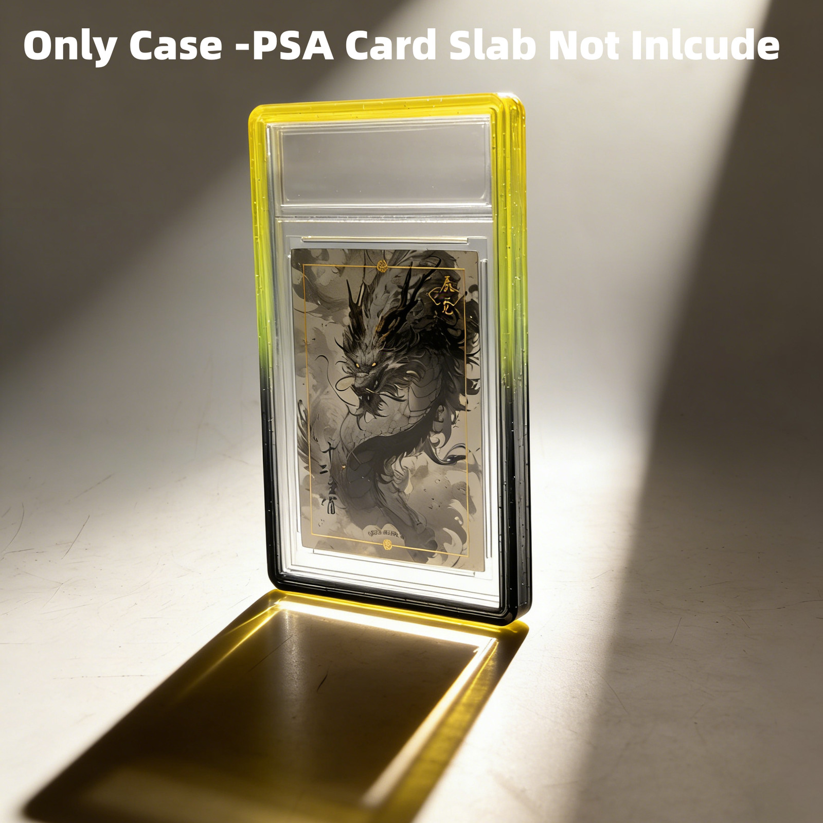 1/5/10pcs Gradient Bumper Guard Case for 35PT PSA Graded Card Slab W/ Back Panel
